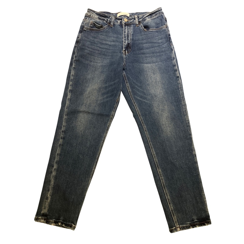 VERVET Los Angeles Women Jeans Size 29 Blue Wash Straight Leg Denim VT1190‎